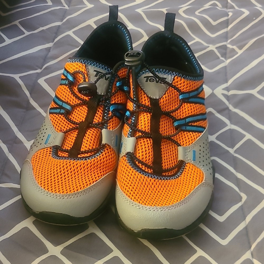 Teva Kids' Orange and Gray Adventure Shoes